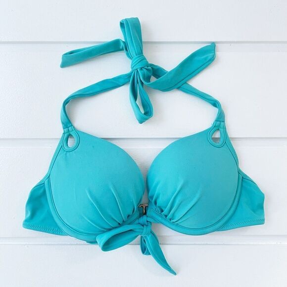 Victoria's Secret Women's Push Up Bombshell Bikini Top Adds 2 Sizes - Size 34A - Picture 1 of 9